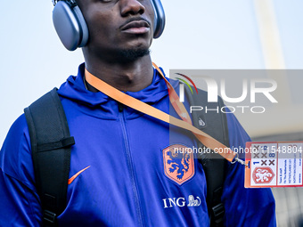 Netherlands player Ezechiel Banzuzi during the match between the Netherlands and North Macedonia at the Yanmar Stadium for the Qualification...