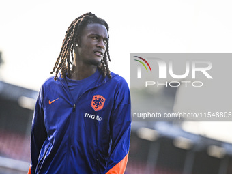 Netherlands player Ibrahim Cissoko during the match between the Netherlands and North Macedonia at the Yanmar Stadium for the Qualification...