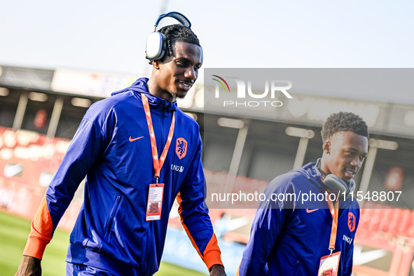 Netherlands player Ezechiel Banzuzi during the match between the Netherlands and North Macedonia at the Yanmar Stadium for the Qualification...