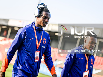 Netherlands player Ezechiel Banzuzi during the match between the Netherlands and North Macedonia at the Yanmar Stadium for the Qualification...