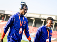 Netherlands player Ezechiel Banzuzi during the match between the Netherlands and North Macedonia at the Yanmar Stadium for the Qualification...