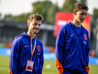 Netherlands player Dirk Proper and Netherlands player Ruben van Bommel during the match between the Netherlands and North Macedonia at the Y...