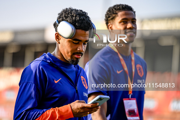 Netherlands player Ian Maatsen during the match between the Netherlands and North Macedonia at the Yanmar Stadium for the Qualification EU 2...