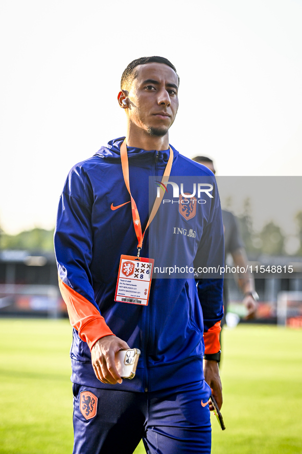 Netherlands player Anass Salah-Eddine during the match between the Netherlands and North Macedonia at the Yanmar Stadium for the Qualificati...