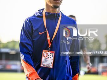 Netherlands player Anass Salah-Eddine during the match between the Netherlands and North Macedonia at the Yanmar Stadium for the Qualificati...