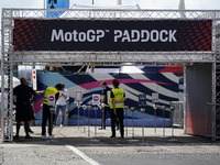 A general view inside the MotoGP Paddock Preview of the MotoGP of San Marino at Misano World Circuit in Misano Adriatico, Italy, on Septembe...