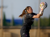 Aude Waldbillig, goalkeeper of Anderlecht, is in action during the UEFA Women's Champions League First qualifying round, Semi-finals CP-Grou...