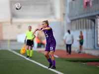 Nikki Ijzerman of Anderlecht is in action during the UEFA Women's Champions League First qualifying round, Semi-finals CP-Group 4 soccer mat...