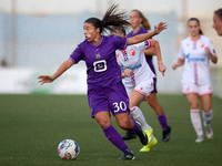 Luna Vanzeir of Anderlecht is in action during the UEFA Women's Champions League First qualifying round, Semi-finals CP-Group 4 soccer match...