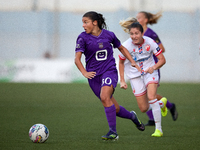 Luna Vanzeir of Anderlecht is in action during the UEFA Women's Champions League First qualifying round, Semi-finals CP-Group 4 soccer match...