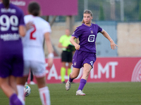 Senna Koeleman of Anderlecht is in action during the UEFA Women's Champions League First qualifying round, Semi-finals CP-Group 4 soccer mat...