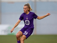 Nikki Ijzerman of Anderlecht is in action during the UEFA Women's Champions League First qualifying round, Semi-finals CP-Group 4 soccer mat...