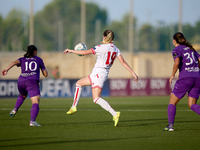 Dajana Spasojevic of Crvena Zvezda is in action during the UEFA Women's Champions League First qualifying round, Semi-finals CP-Group 4 socc...