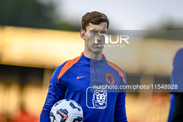 Netherlands goalkeeper Robin Roefs during the match between the Netherlands and North Macedonia at the Yanmar Stadium for the Qualification...