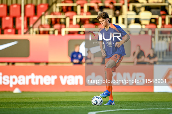 Netherlands player Finn van Breemen during the match between the Netherlands and North Macedonia at the Yanmar Stadium for the Qualification...