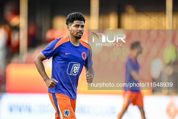 Netherlands player Ian Maatsen during the match between the Netherlands and North Macedonia at the Yanmar Stadium for the Qualification EK 2...