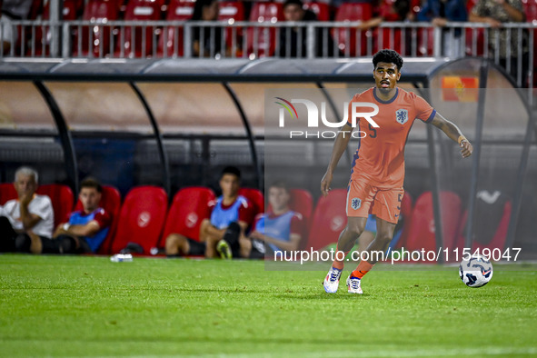 Netherlands player Ian Maatsen during the match between the Netherlands and North Macedonia at the Yanmar Stadium for the Qualification EK 2...