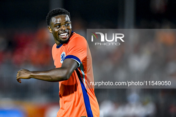 Netherlands player Noah Ohio during the match between the Netherlands and North Macedonia at the Yanmar Stadium for the Qualification EK 202...