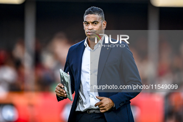 Netherlands trainer coach Michael Reiziger during the match between the Netherlands and North Macedonia at the Yanmar Stadium for the Qualif...