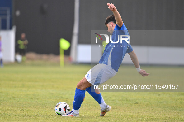 Giuseppe Ambrosino (ITA) participates in the UEFA U21 Euro 2025 Qualifier match between Italy and San Marino at the Domenico Francioni Stadi...