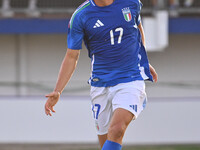 Niccolo Pisilli (ITA) during the UEFA U21 Euro 2025 Qualifier match between Italy and San Marino at the Domenico Francioni Stadium in Latina...