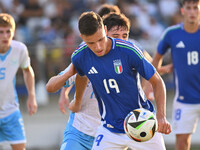 Antonio Raimondo (ITA) during the UEFA U21 Euro 2025 Qualifier match between Italy and San Marino at the Domenico Francioni Stadium in Latin...