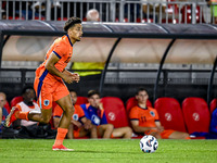 Netherlands player Tyrese Asante plays during the match between the Netherlands and North Macedonia at the Yanmar Stadium for the Qualificat...