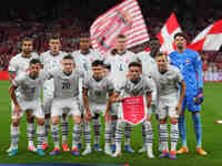 Switzerland team before the UEFA Nations League 2024/2025 League A - Group 4 match between Denmark and Switzerland at Parken on September 5,...