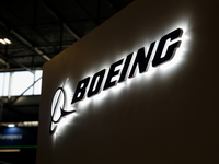 Boeing logo is seen during the 32nd International Defence Industry Exhibition - MSPO i Targi Kielce in central Poland on September 5, 2024....