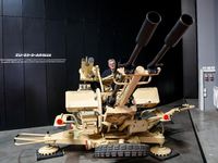 A visitor looks upgrade kit ARM-28 from WB Group as he attends the 32nd International Defence Industry Exhibition - MSPO i Targi Kielce in c...