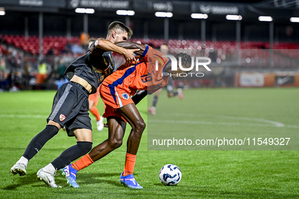 Netherlands player Emmanuel Emegha during the match between the Netherlands and North Macedonia at the Yanmar Stadium for the Qualification...