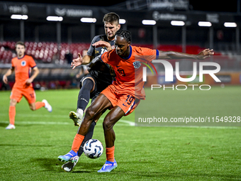 Netherlands player Emmanuel Emegha during the match between the Netherlands and North Macedonia at the Yanmar Stadium for the Qualification...