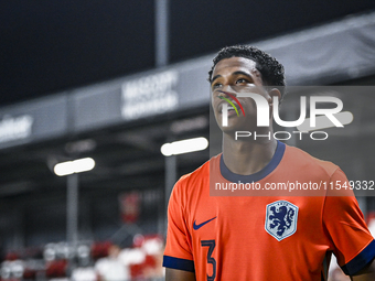 Netherlands player Ryan Flamingo plays during the match between the Netherlands and North Macedonia at the Yanmar Stadium for the Qualificat...