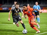 North Macedonia player Reshat Ramadani and Netherlands player Myron van Brederode during the match between the Netherlands and North Macedon...