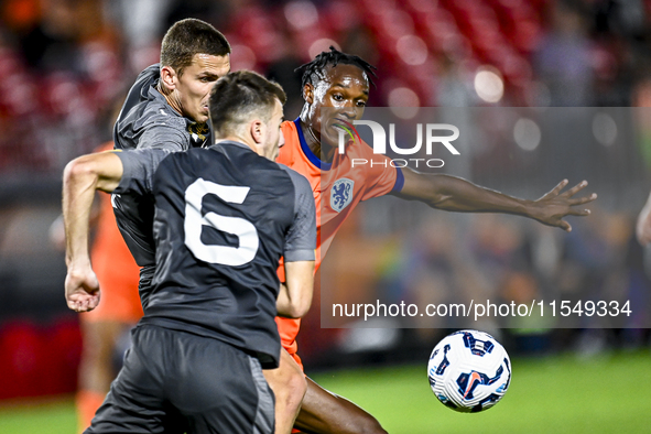 Netherlands player Emmanuel Emegha during the match between the Netherlands and North Macedonia at the Yanmar Stadium for the Qualification...