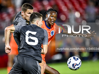 Netherlands player Emmanuel Emegha during the match between the Netherlands and North Macedonia at the Yanmar Stadium for the Qualification...