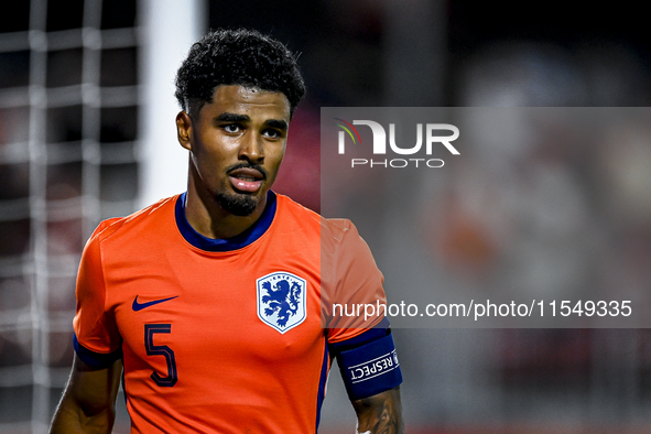 Netherlands player Ian Maatsen during the match between the Netherlands and North Macedonia at the Yanmar Stadium for the Qualification EK 2...