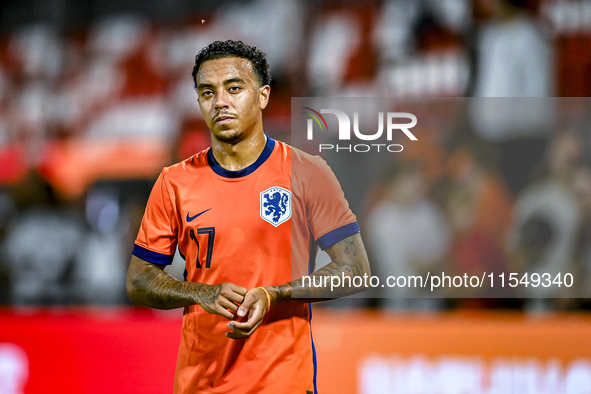 Netherlands player Myron van Brederode during the match between the Netherlands and North Macedonia at the Yanmar Stadium for the Qualificat...