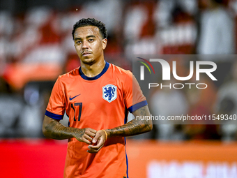 Netherlands player Myron van Brederode during the match between the Netherlands and North Macedonia at the Yanmar Stadium for the Qualificat...