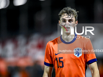 Netherlands player Youri Baas during the match between the Netherlands and North Macedonia at the Yanmar Stadium for the Qualification EK 20...