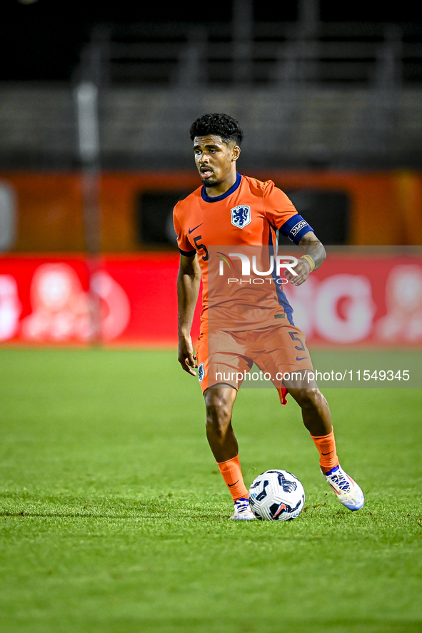 Netherlands player Ian Maatsen during the match between the Netherlands and North Macedonia at the Yanmar Stadium for the Qualification EK 2...