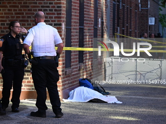 A 26-year-old male is shot in the head and pronounced dead on the scene in Bronx, New York, United States, on September 5, 2024. At approxim...