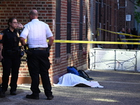 A 26-year-old male is shot in the head and pronounced dead on the scene in Bronx, New York, United States, on September 5, 2024. At approxim...