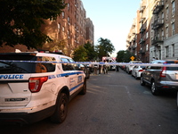 A 26-year-old male is shot in the head and pronounced dead on the scene in Bronx, New York, United States, on September 5, 2024. At approxim...