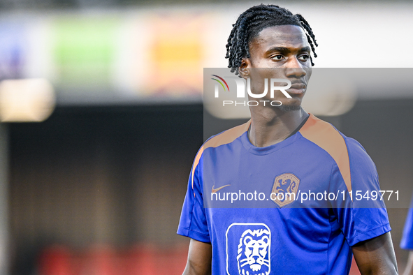 Netherlands player Ezechiel Banzuzi during the match between the Netherlands and North Macedonia at the Yanmar Stadium for the Qualification...