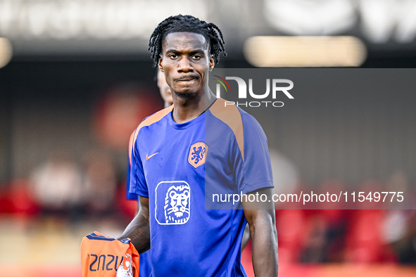 Netherlands player Ezechiel Banzuzi during the match between the Netherlands and North Macedonia at the Yanmar Stadium for the Qualification...