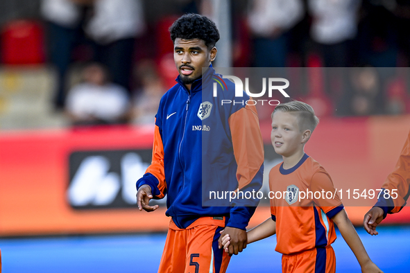 Netherlands player Ian Maatsen during the match between the Netherlands and North Macedonia at the Yanmar Stadium for the Qualification EK 2...