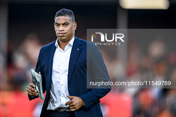 Netherlands trainer coach Michael Reiziger during the match between the Netherlands and North Macedonia at the Yanmar Stadium for the Qualif...