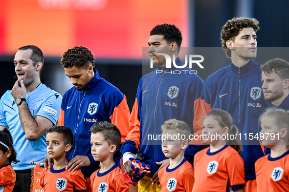 Netherlands goalkeeper Rome-Jayden Owusu-Oduro during the match between the Netherlands and North Macedonia at the Yanmar Stadium for the Qu...