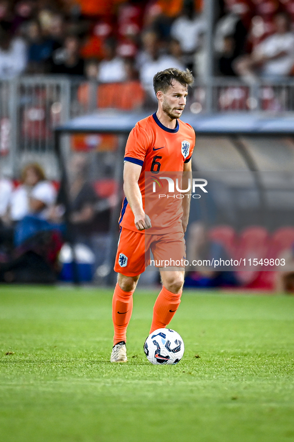 Netherlands player Dirk Proper during the match between the Netherlands and North Macedonia at the Yanmar Stadium for the Qualification EK 2...